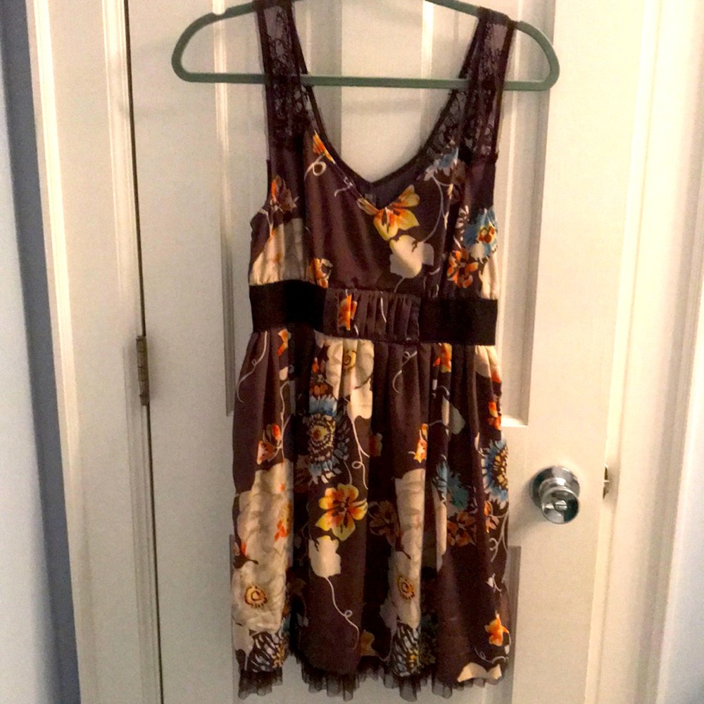 Free People Floral Mini Dress